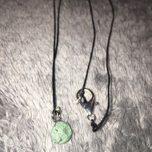 Lava stone aromatherapy necklace